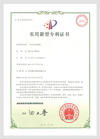 一種安全切換閥